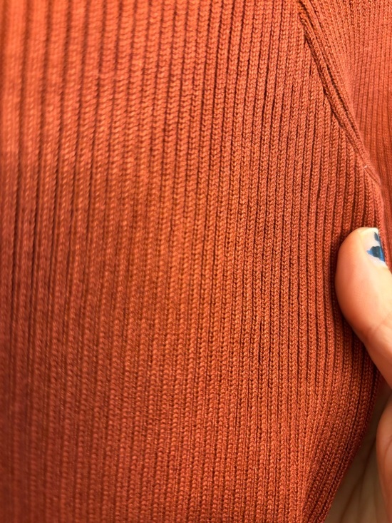 Madden NYC Ribbed Knit Long Sleeve Sweater Dress Size Medium Red Y2K Graduation - Picture 6 of 7